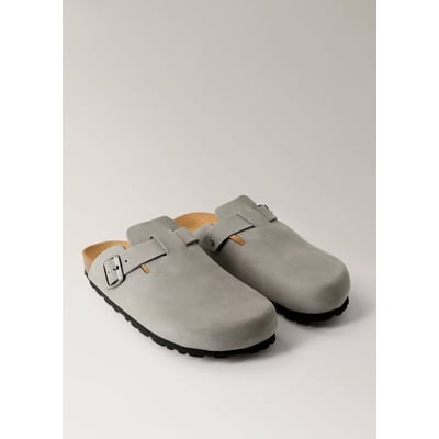 Chaussons sabots en cuir MANGO