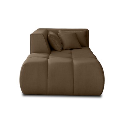 Module d'assise méridienne gauche en Tissu - CARACAS LISA DESIGN