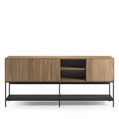 Buffet 3 portes en bois et métal L180cm  - Elya DRAWER