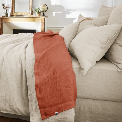 Drap plat lin lavé collection Soline EDEN
