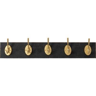 Portemanteau mural Classico 60cm noir et doré KARE DESIGN