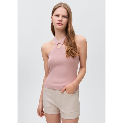 Top maille détail anneau MANGO TEEN