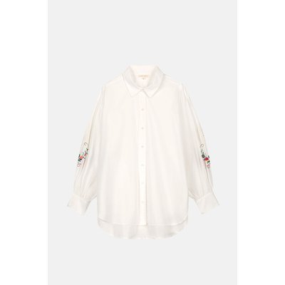 Chemise à broderies, manches longues, REYNALD LOUISE MISHA