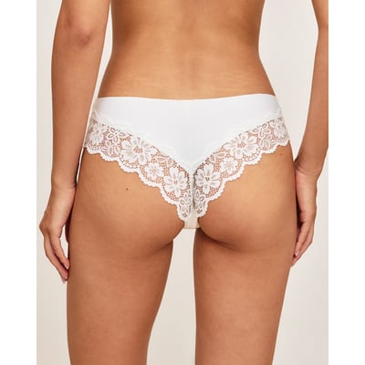Culotte cheeky en microfibre et dentelle florale FAVORIZ UNDIZ