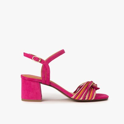 Sandale cuir velours MOLLY MAISON TOUFET