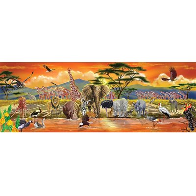 Puzzle géant Safari - 100 pièces MELISSA & DOUG