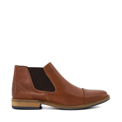 Bottines Chelsea à bout rapporté, coupe large - Wide Fit CHILEAN DUNE LONDON