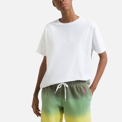 Fizvalley Crew Neck T-Shirt with Short Sleeves AMERICAN VINTAGE