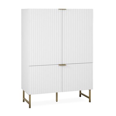 Buffet Haut 4 Portes L100 x H142 cm - GLASGOW CALICOSY