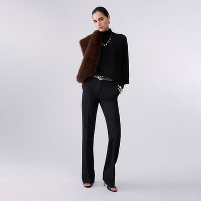 Pull col roulé en laine avec bracelet LIU JO
