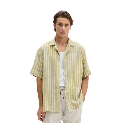 Chemise à manches courtes regular en lin de haute qualité MARC O'POLO