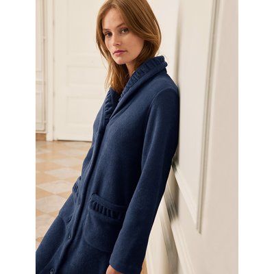 Robe de chambre longue boutonnee La Redoute