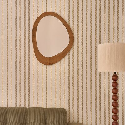 Miroir organique en teck massif 75x60 cm  ADELE BERAH GETAH