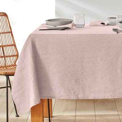 Tischdecke Victorine, gewaschenes Leinen LA REDOUTE INTERIEURS
