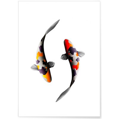 Poster Carpes Koi L'AFFICHERIE