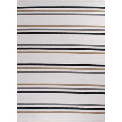 Tapis extérieur en polypropylène Spargi 1742 noir 180 x 280 cm JARDINDECO