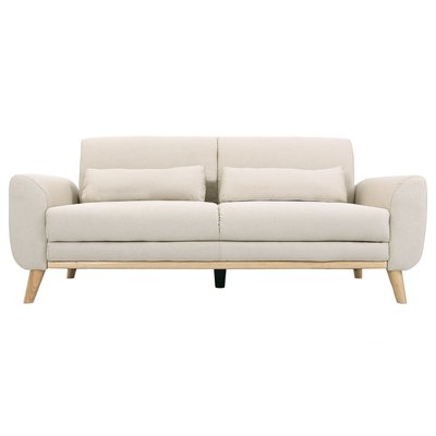 Canapé scandinave 3 places en tissu et bois EKTOR MILIBOO