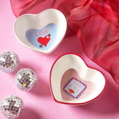 Set of 2 With Love Nibble Bowls ELEANOR BOWMER