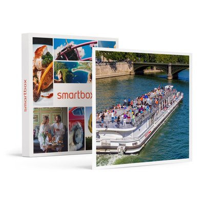 Croisière gourmande en bateau-mouche : déjeuner sur la Seine pour 2 adultes et 2 enfants- SMARTBOX - Coffret Cadeau Gastronomie SMARTBOX