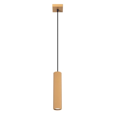 Suspension Aluminium Doré GU10 1 Karbon EDEN