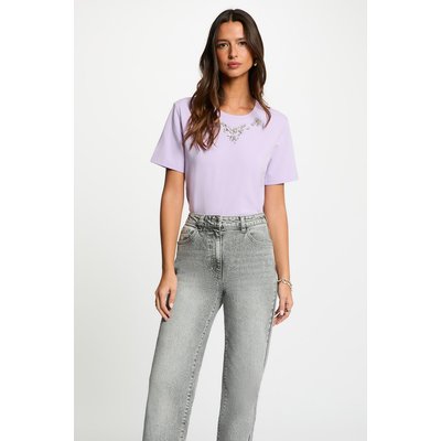 T-shirt strass manches courtes MORGAN