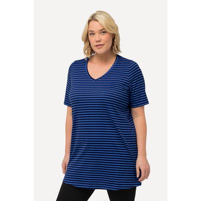 T-shirt long à rayures. Ligne A ULLA POPKEN