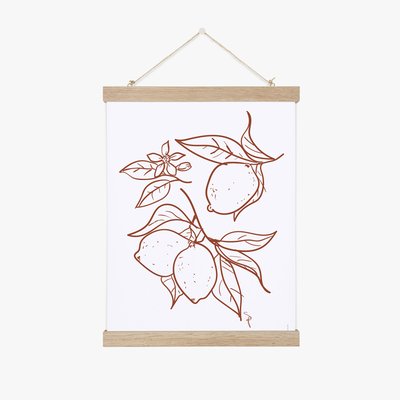 Lemonade, affiche, porte-affiche 30x40cm COTTON BIRD