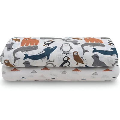 Lot de 2 maxi langes hydrophiles JOLLEIN