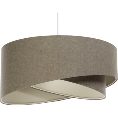 Suspension ronde en tissu style boho vintage BPS KONCEPT