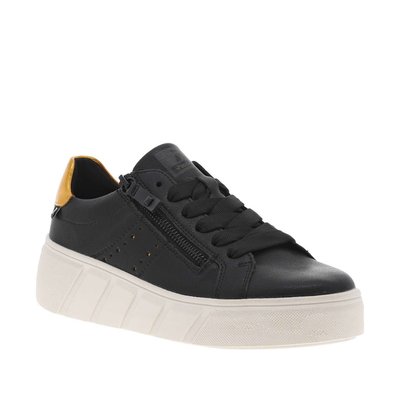 Baskets cuir talon plateau RIEKER