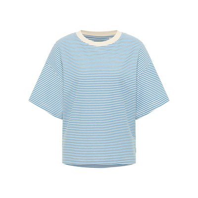 T-shirt coton rayé col rond manches courtes droit CYNTHIA MUSTANG