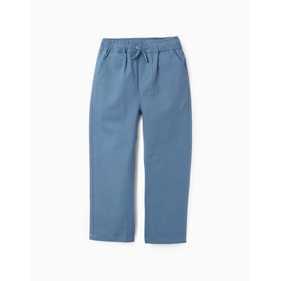 Pantalon en Coton et Lin ZIPPY