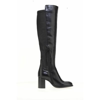 Stivali con tacco, pelle stretch MJUS
