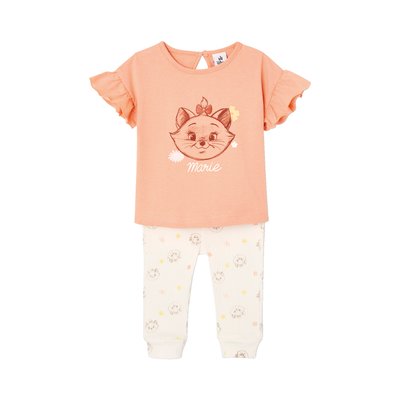 Ensemble T-shirt + legging Disney® Marie Les Aristochats VERTBAUDET