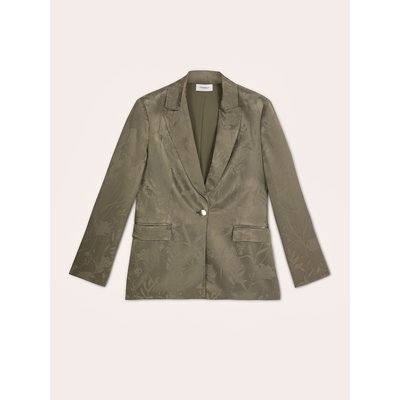 Veste blazer en satin jacquard MOTIVI