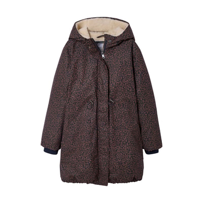 Parka imprimée léopard doublée sherpa JONEN
