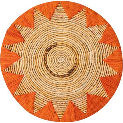 Décoration murale macramé et fibre naturelle style ethnique RECOLLECTION