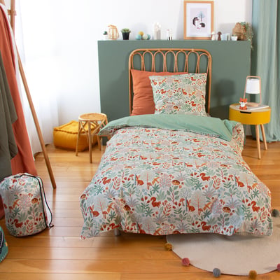 Parure de lit enfant coton, PIERROT C DESIGN HOME TEXTILE