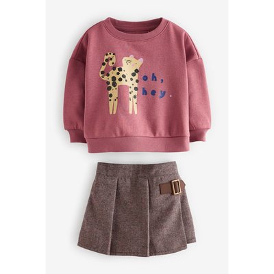 Sweatshirt et jupe, ensemble NEXT