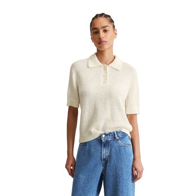Polo en tricot loose en fil Cotton Club MARC O’POLO DENIM