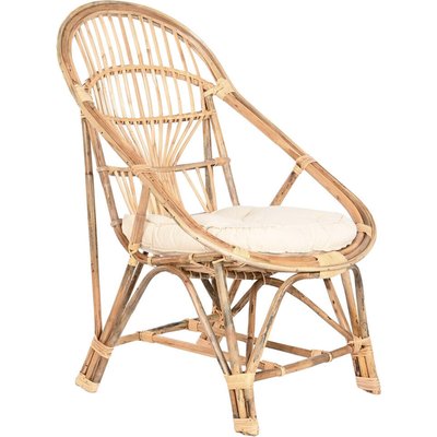 Chaise élégante en rotin bambou naturel style tropical RECOLLECTION