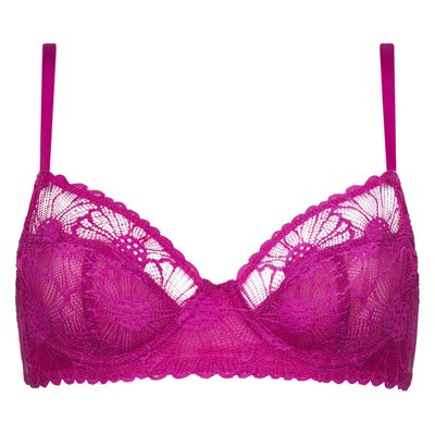 Soutien-gorge emboitant en tulle et dentelle Fais-moi une fleur DIM