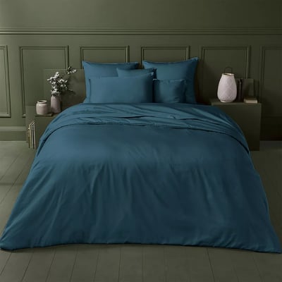 Housse de couette satin de coton AVA UNI GARNIER THIEBAUT