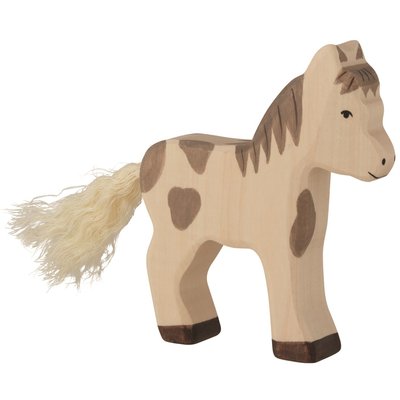 Figurine Poulain debout HOLZTIGER
