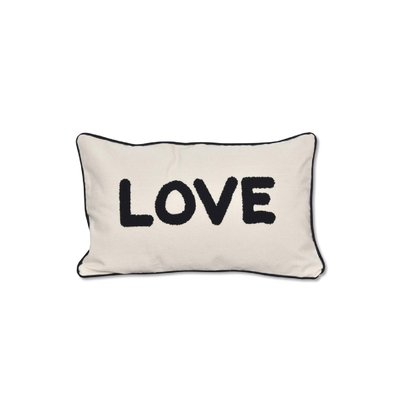 Coussin en toile Love OPJET
