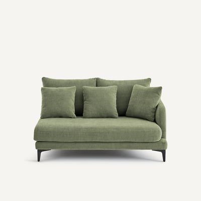 Demi-canapé 2 places en polyester et coton, MODERNISTE EMMANUEL GALLINA X AM.PM