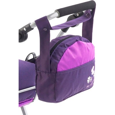 Sac à langer pour poussettes de poupées. Couleur prune BAYER CHIC 2000