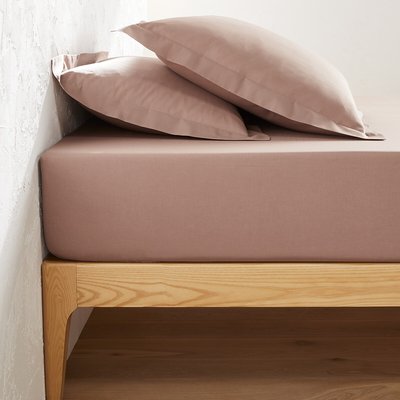 Drap housse uni polycoton, bonnet 25cm, Scenario LA REDOUTE INTERIEURS