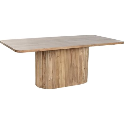 table de salle à manger scandinave en acacia style naturel RECOLLECTION