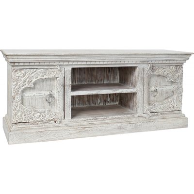Meuble TV en bois sculpté, Almirah RECOLLECTION